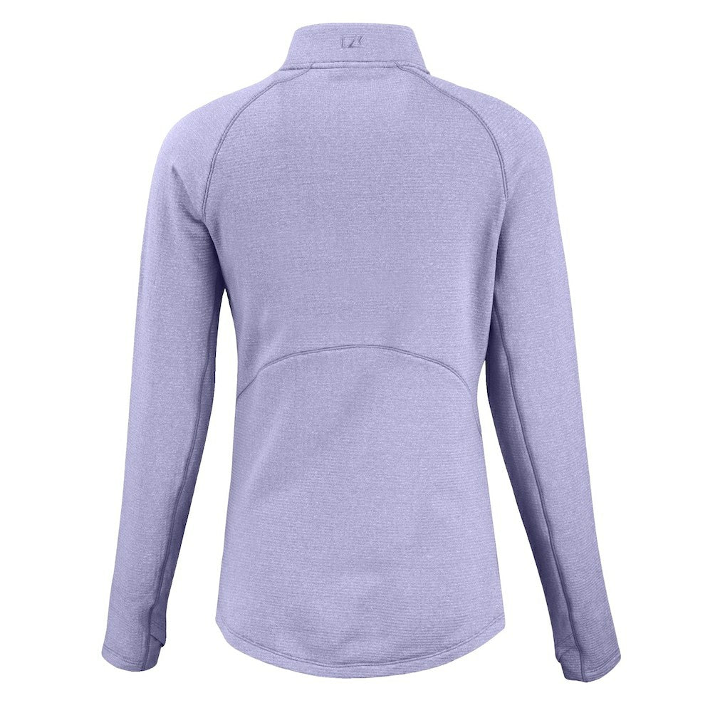 Indianapolis Colts Cutter & Buck Women's Peshastin Eco Fleece Recycled Half-Zip Top - Purple Tops