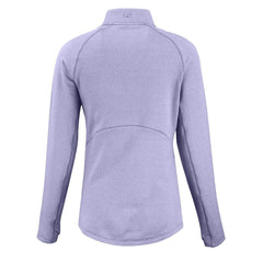 Minnesota Vikings Cutter & Buck Women's Peshastin Eco Fleece Recycled Half-Zip Top - Purple Tops
