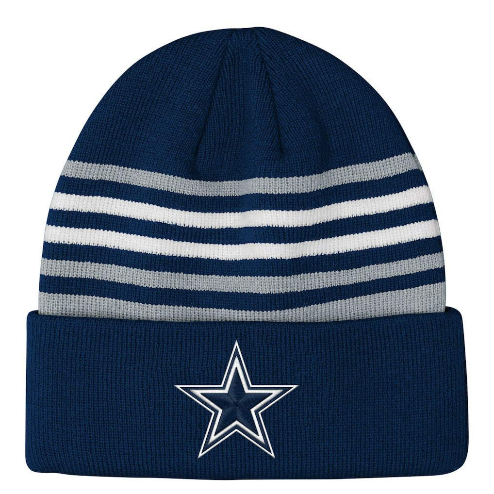 Dallas Cowboys Outerstuff Youth Essentials Cuffed Knit Hat - Navy Hats