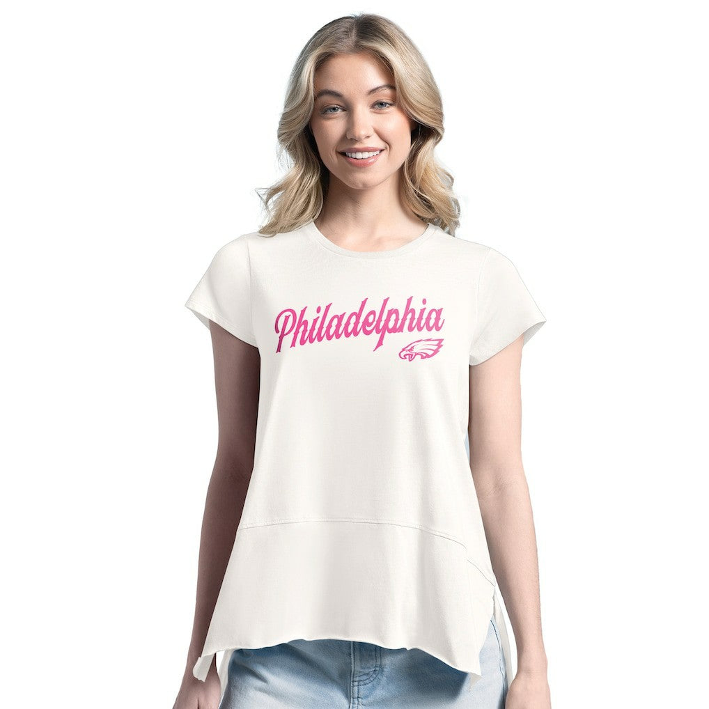 Philadelphia Eagles Margaritaville Women's Gametime Is Paradise T-Shirt - Green T-shirts