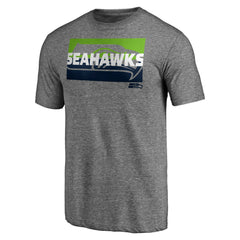 Seattle Seahawks Square Off Tri-Blend T-Shirt - Heather Gray T-shirts