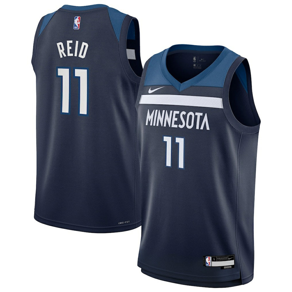 Naz Reid Minnesota Timberwolves Youth Swingman Jersey Icon Edition Navy - Nike