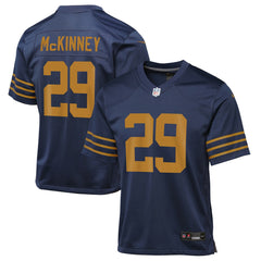 Xavier McKinney Green Bay Packers Youth The 1923 Classic Game Jersey - Navy Jerseys