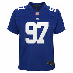 Dexter Lawrence New York Giants Youth Game Jersey - Royal Jerseys