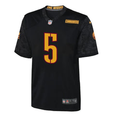 Jayden Daniels Washington Commanders Youth Alternate Game Jersey - Black Jerseys