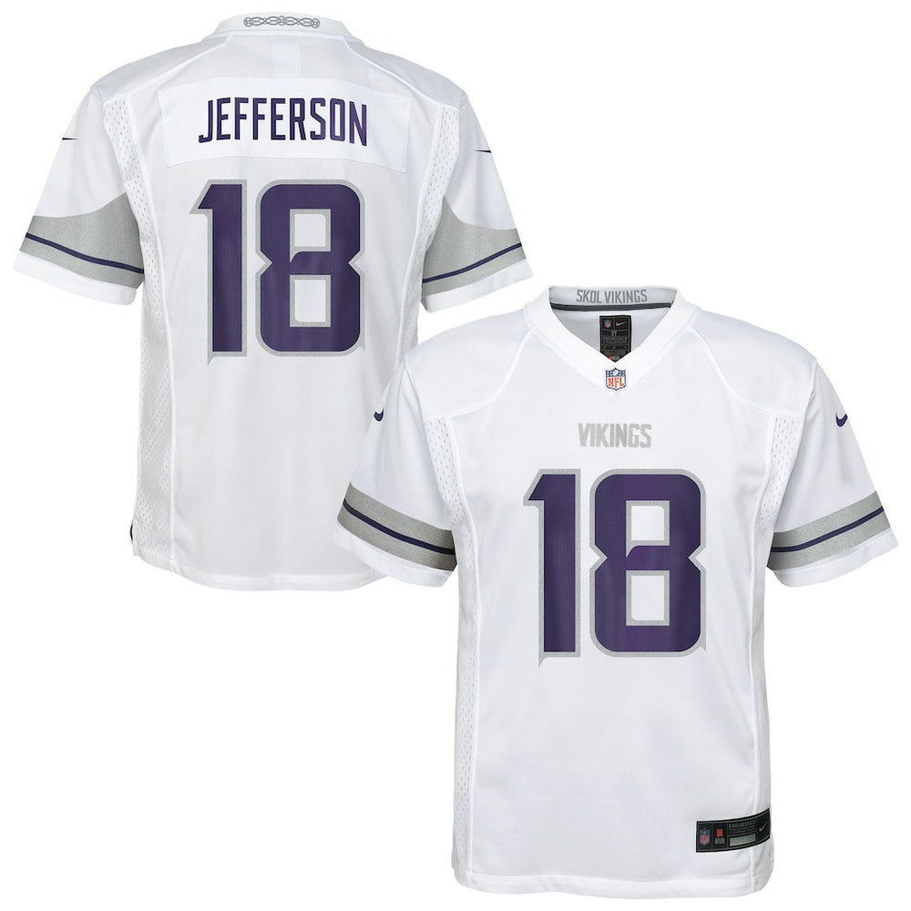Justin Jefferson Minnesota Vikings Preschool Alternate Player Game Jersey - White Jerseys