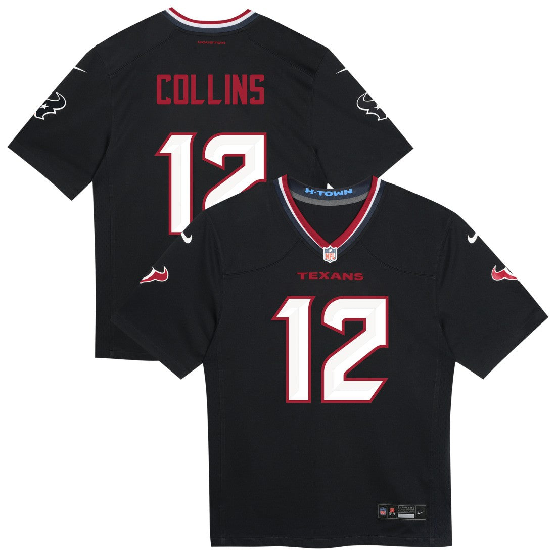 Nico Collins Houston Texans Preschool Team Player Game Jersey - Navy Jerseys