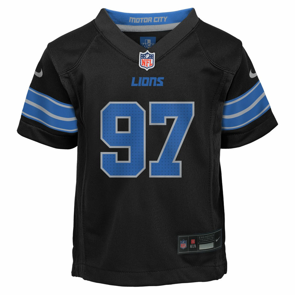 Aidan Hutchinson Detroit Lions Preschool Alternate Player Game Jersey - Black Jerseys