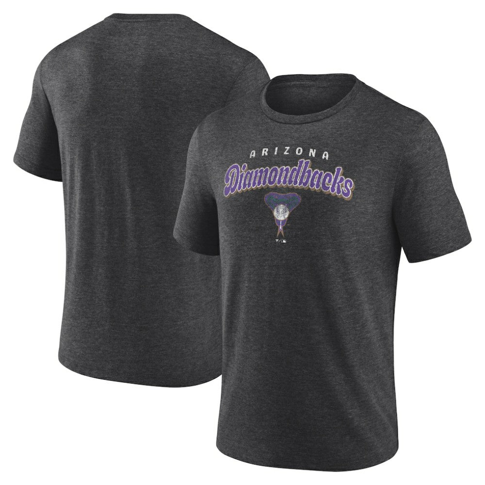 Arizona Diamondbacks Wonderment Tri-Blend T-Shirt - Charcoal T-shirts