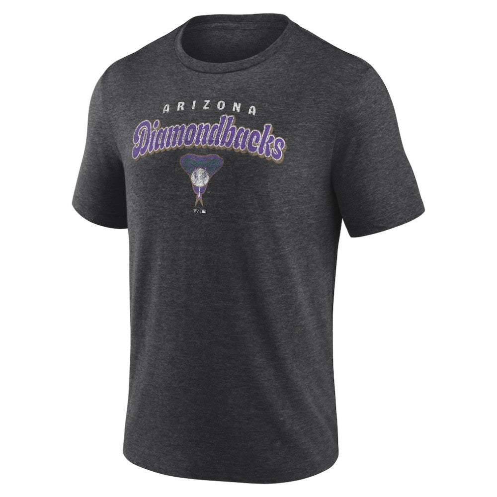 Arizona Diamondbacks Wonderment Tri-Blend T-Shirt - Charcoal T-shirts