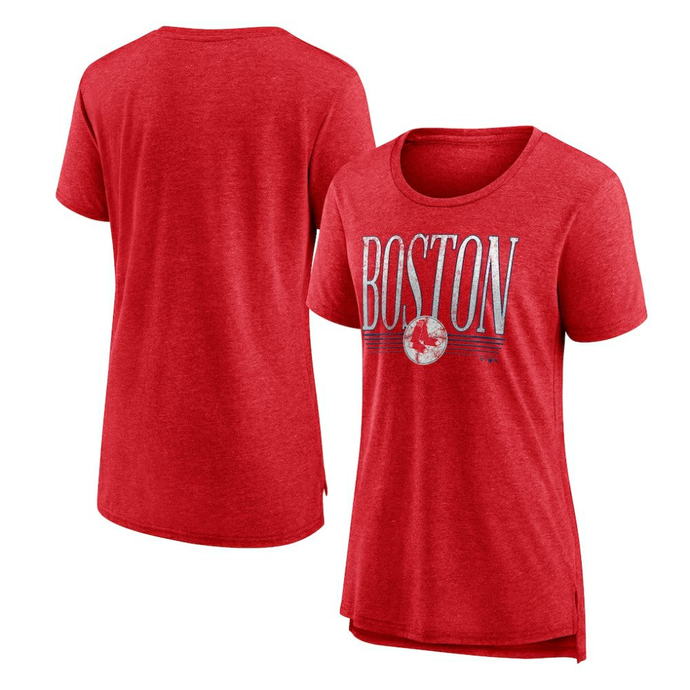 Boston Red Sox Women's Toppler Tri-Blend T-Shirt - Red T-shirts