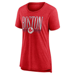 Boston Red Sox Women's Toppler Tri-Blend T-Shirt - Red T-shirts
