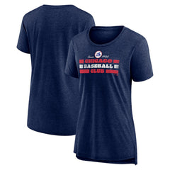 Chicago White Sox Women's Power Swing Tri-Blend T-Shirt - Navy T-shirts