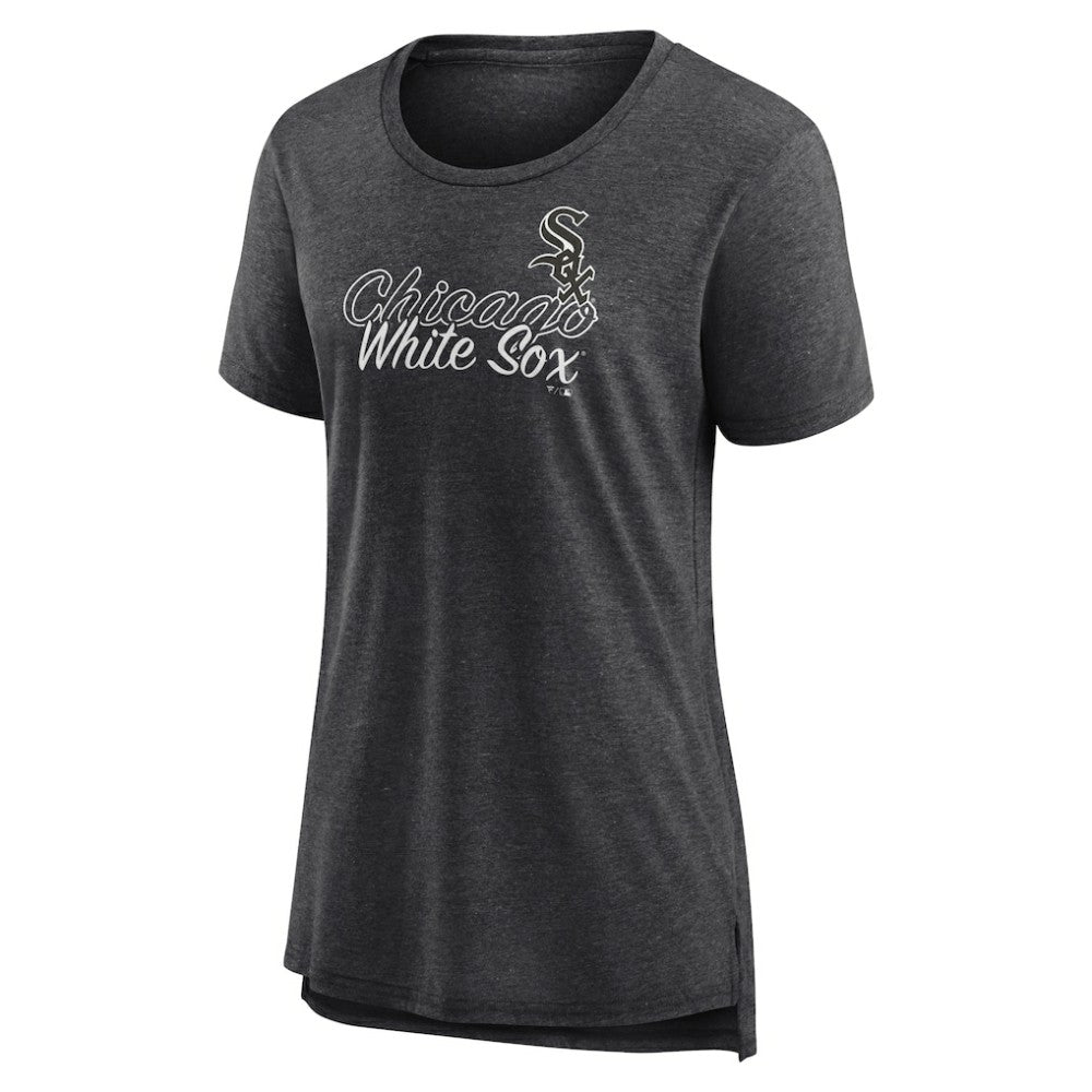 Chicago White Sox Women's Practice Time Tri-Blend T-Shirt - Gray T-shirts