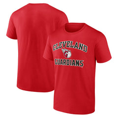 Cleveland Guardians Heart & Soul T-Shirt - Red T-shirts