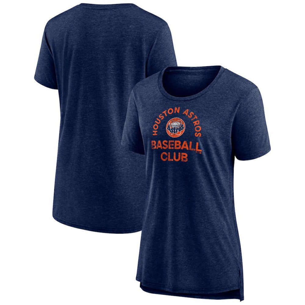 Houston Astros Women's Selected First Tri-Blend T-Shirt - Navy T-shirts