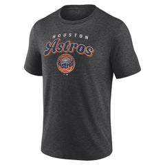 Houston Astros Wonderment Tri-Blend T-Shirt - Charcoal T-shirts
