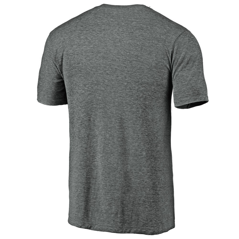 Kansas City Royals Weathered Official Logo Tri-Blend T-Shirt - Heather Gray T-shirts