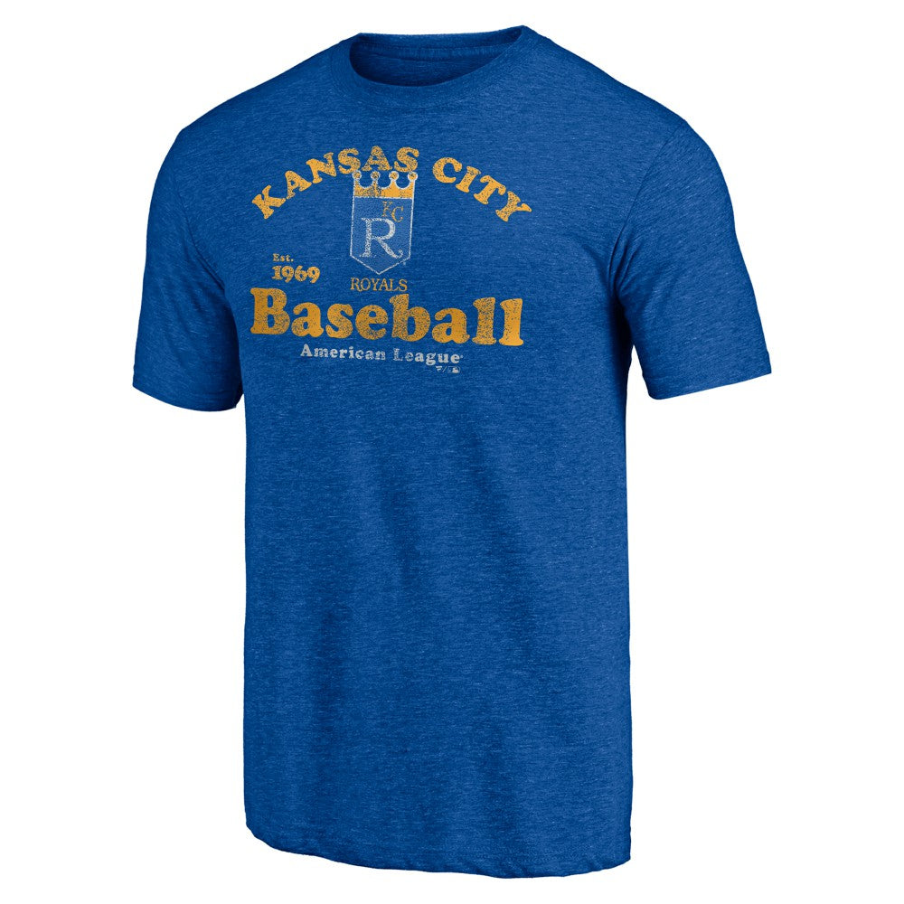 Kansas City Royals Our Game Tri-Blend T-Shirt - Royal T-shirts