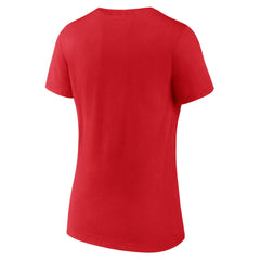 Minnesota Twins Women's Official Logo V-Neck T-Shirt - Red T-shirts