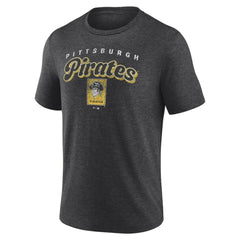 Pittsburgh Pirates Wonderment Tri-Blend T-Shirt - Charcoal T-shirts