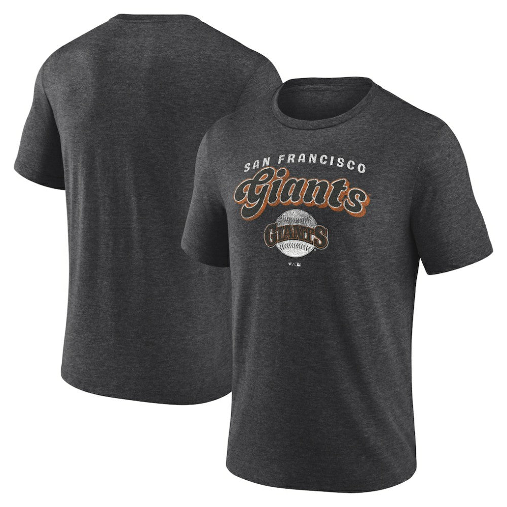 San Francisco Giants Wonderment Tri-Blend T-Shirt - Charcoal T-shirts