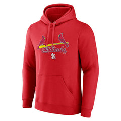 St. Louis Cardinals Series Sweep Pullover Hoodie - Red Hoodies
