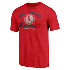 St. Louis Cardinals Our Game Tri-Blend T-Shirt - Red T-shirts