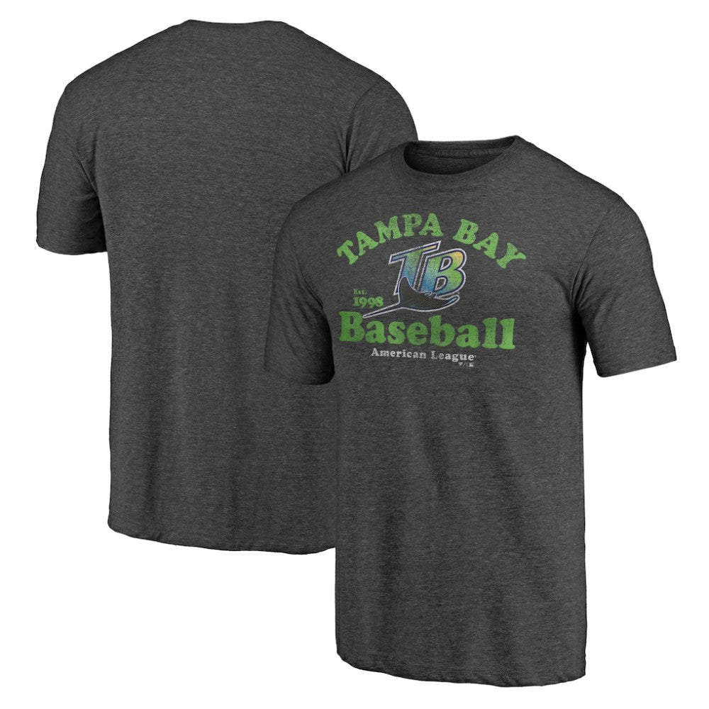 Tampa Bay Rays Our Game Tri-Blend T-Shirt - Charcoal T-shirts