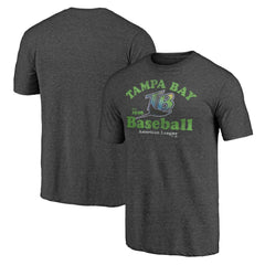 Tampa Bay Rays Our Game Tri-Blend T-Shirt - Charcoal T-shirts