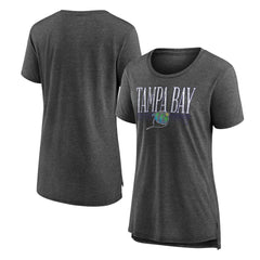 Tampa Bay Rays Women's Toppler Tri-Blend T-Shirt - Gray T-shirts