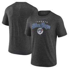 Toronto Blue Jays Wonderment Tri-Blend T-Shirt - Charcoal T-shirts