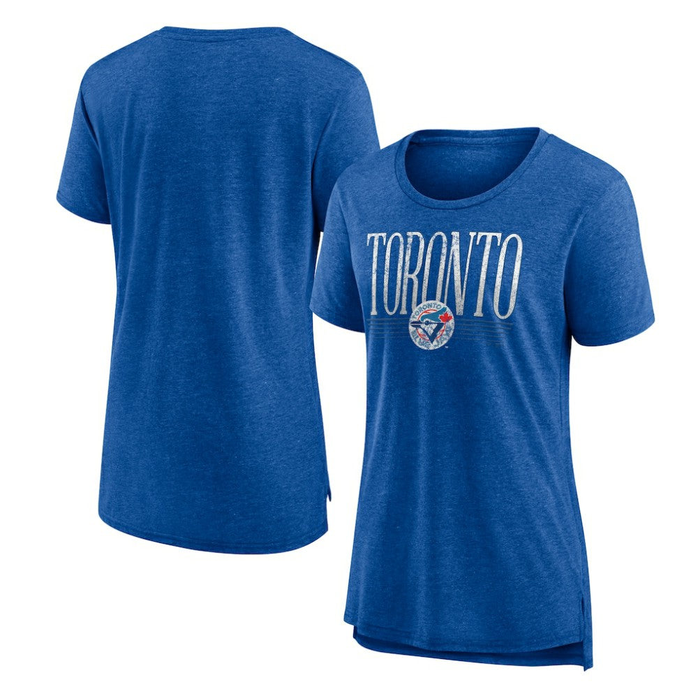 Toronto Blue Jays Women's Toppler Tri-Blend T-Shirt - Royal T-shirts