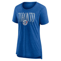 Toronto Blue Jays Women's Toppler Tri-Blend T-Shirt - Royal T-shirts