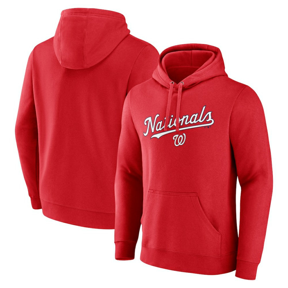 Washington Nationals Series Sweep Pullover Hoodie - Red Hoodies