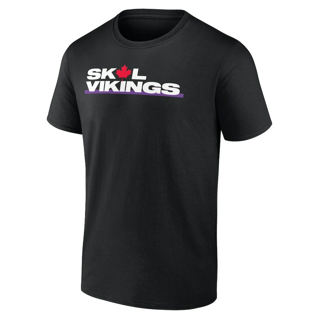 Minnesota Vikings Canada T-Shirt - Black T-shirts