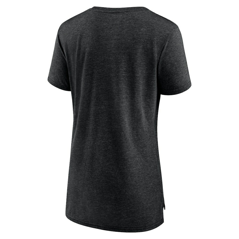 Pittsburgh Steelers Women's Steel City Tri-Blend T-Shirt - Charcoal T-shirts