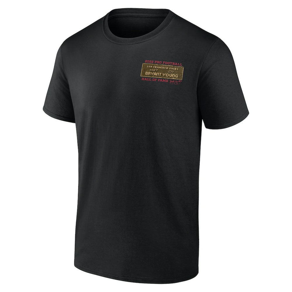 Bryant Young San Francisco 49ers Hall of Fame T-Shirt - Black T-shirts
