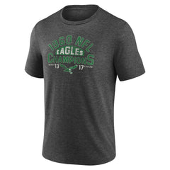 Philadelphia Eagles Old Fashioned Tri-Blend T-Shirt - Charcoal T-shirts
