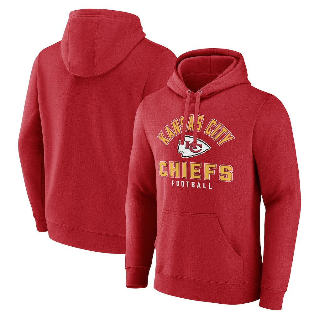 Kansas City Chiefs Between the Pylons Pullover Hoodie - Red Hoodies