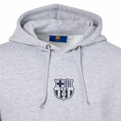 Barcelona Sport Design Sweden Streetwear Relaxed Pullover Hoodie Heather Gray