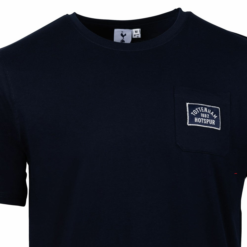 Tottenham Hotspur Sport Design Sweden Relaxed Post Match Pocket T-Shirt Navy