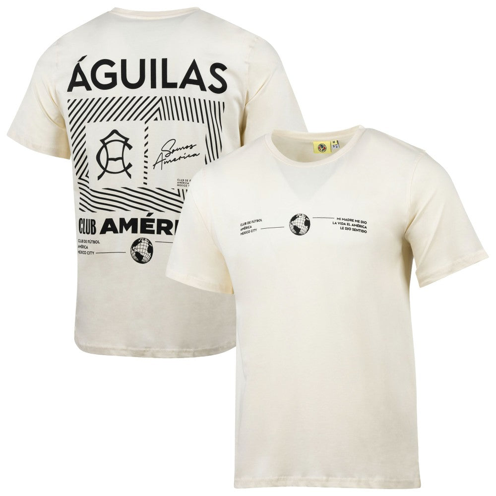 Club America Sport Design Sweden Everyday Relaxed T-Shirt Cream
