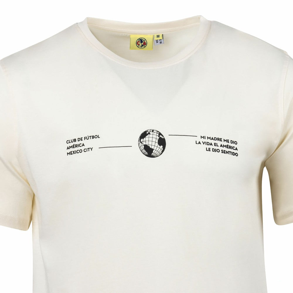 Club America Sport Design Sweden Everyday Relaxed T-Shirt Cream