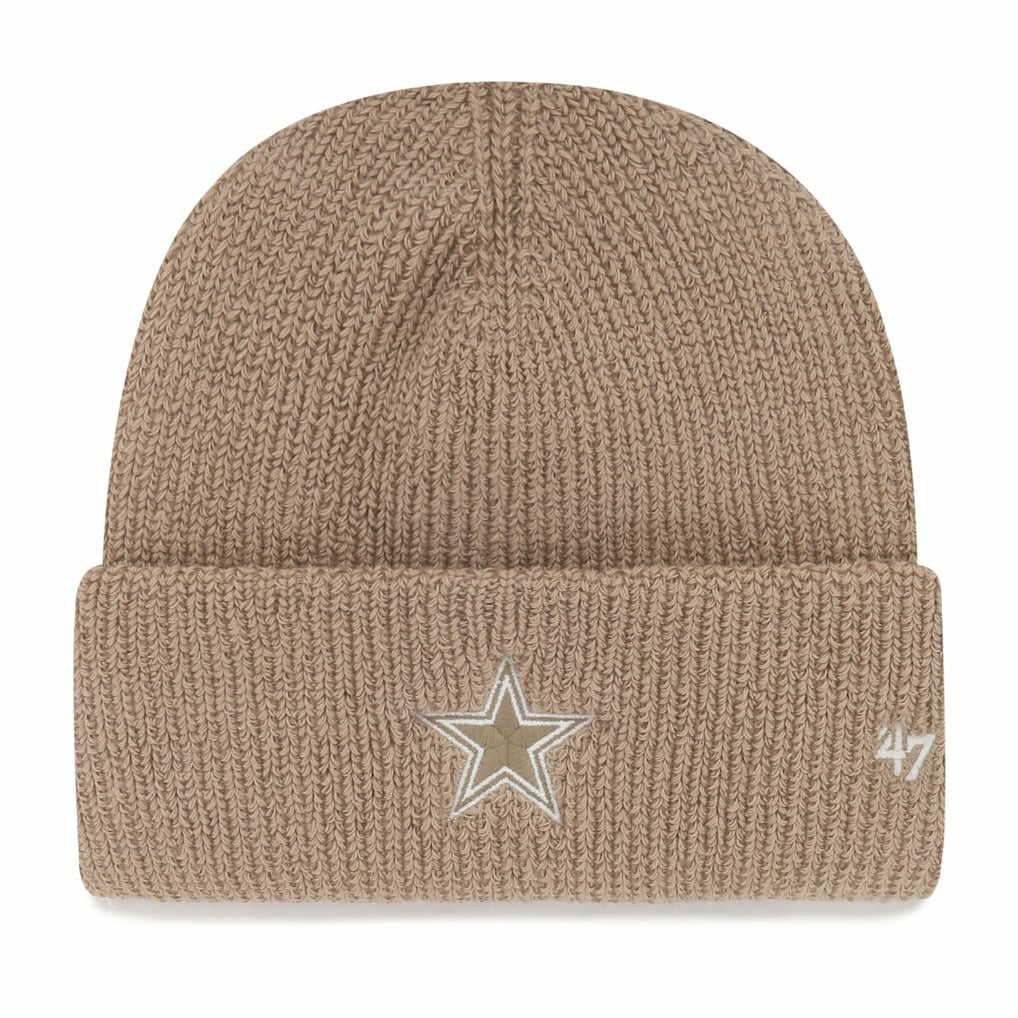 Dallas Cowboys '47 Foundational Cuffed Knit Hat - Tan Hats