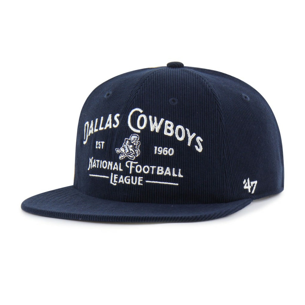 Dallas Cowboys '47 Whitlock Captain Corduroy Adjustable Hat - Navy Hats