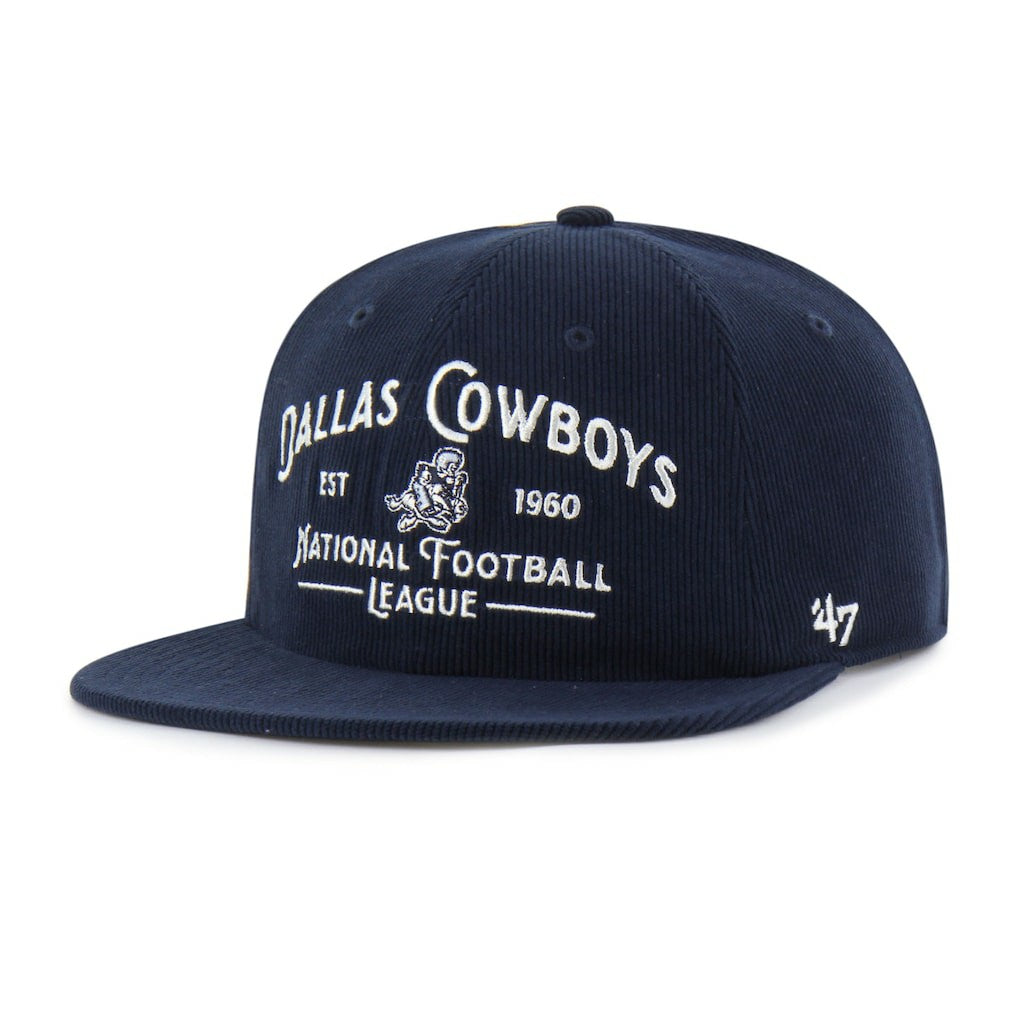 Dallas Cowboys '47 Whitlock Captain Corduroy Adjustable Hat - Navy Hats