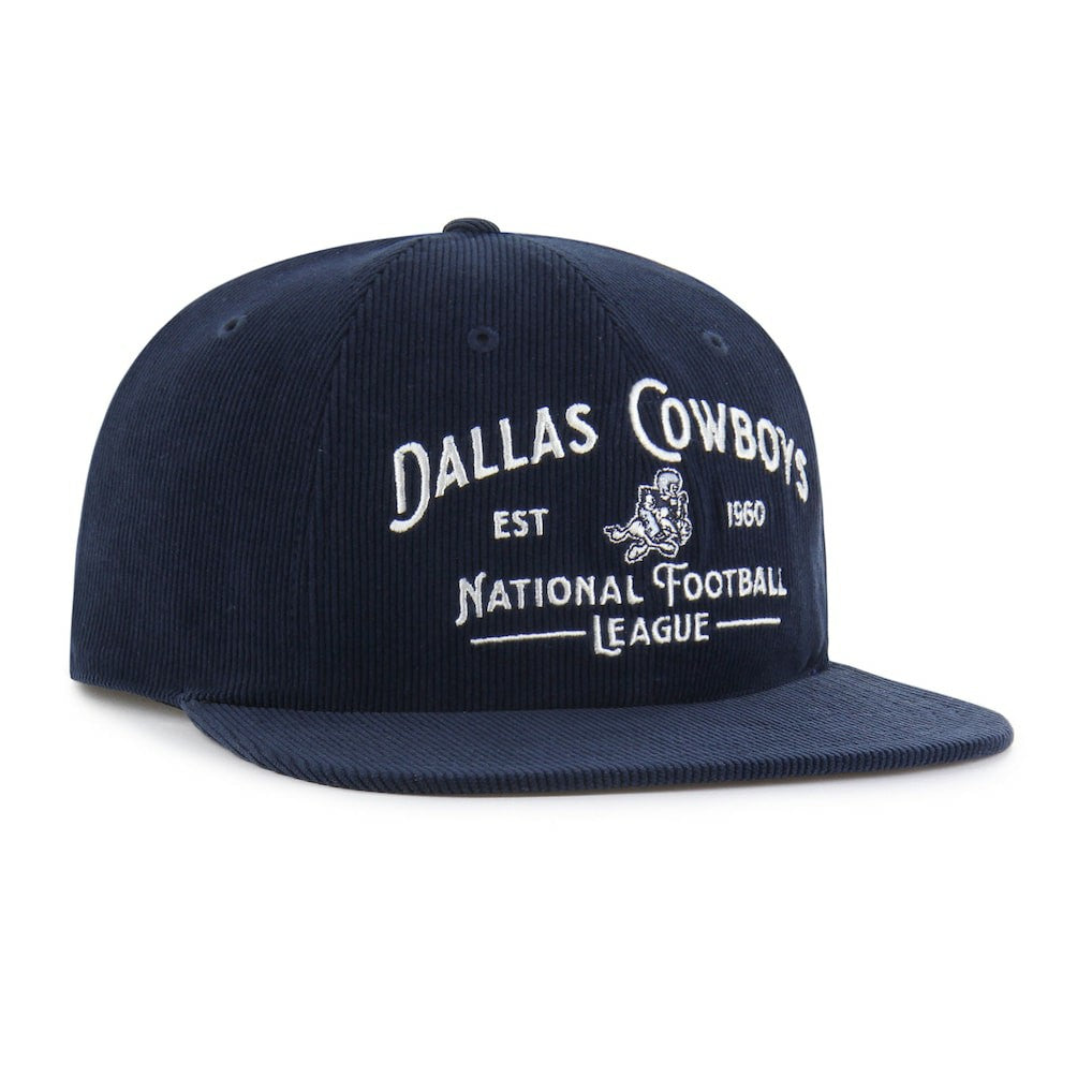 Dallas Cowboys '47 Whitlock Captain Corduroy Adjustable Hat - Navy Hats