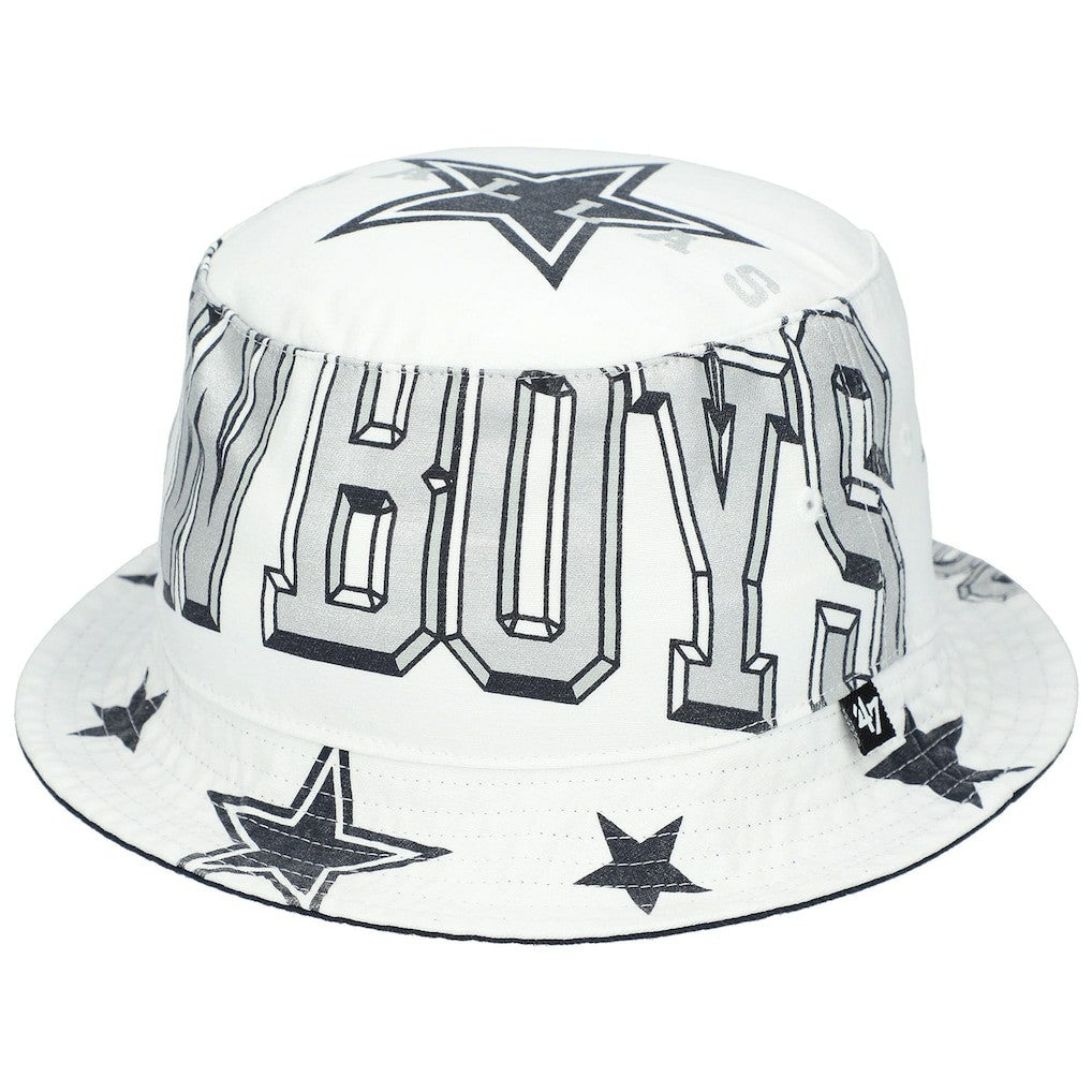 Dallas Cowboys '47 Women's Energize Bucket Hat - White Hats