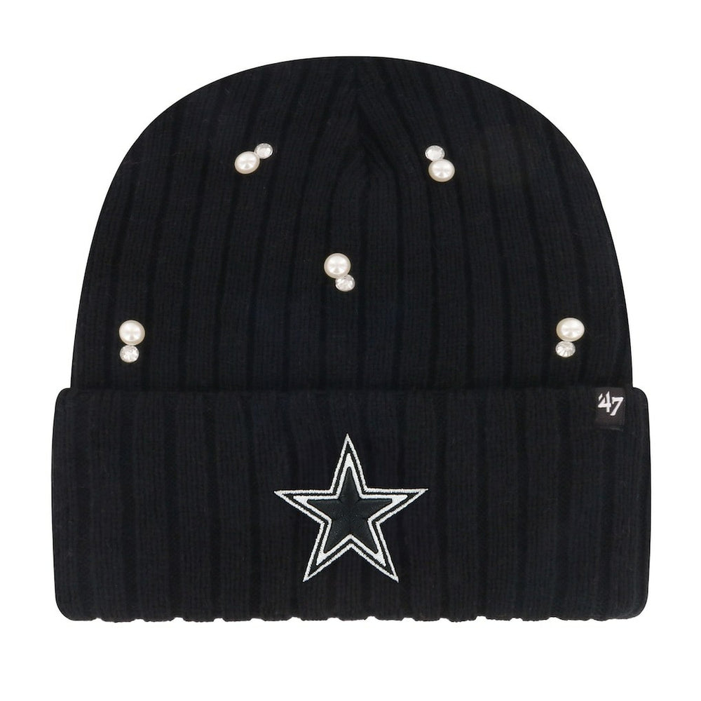 Dallas Cowboys '47 Women's Claudette Cuffed Knit Hat - Black Hats